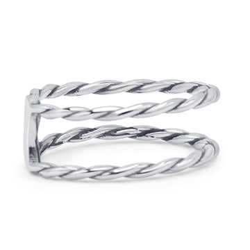 Twisted Rope Ring